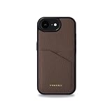 COGURE スマホケース iPhone16e用 ケース 本革 シュリンクカーフレザー カード入れ シンプル おしゃれ ギフトボックス付き COPC2 エトープ