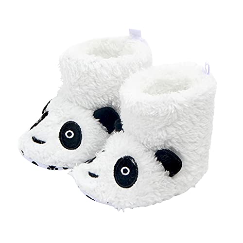 Infant Toddler Cartoon Fleece Booties Warm Prewalker Animal Christmas Boots Plush Snow Winter Thicken Warm Cute Shoes2