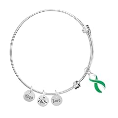 Green Ribbon Retractable Bracelet
