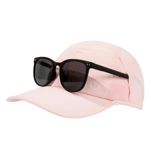 Image of TOP-EX ChicPony UPF 50+ Cooling High Ponytail Baseball Cap for Women | Cool-touch wicking band, hidden 4 in slot fits high /low ponytails; 2.3 oz, packable, airy, quick-dry, adjustable for sports