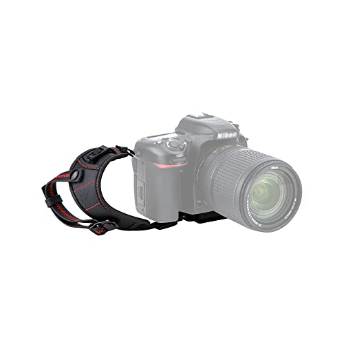 JJC Deluxe DSLR Camera Hand Strap with Quick Release Plate for Nikon D850 D750 D780 D500 D7500 D7200 D3500 D3400 D5600 D5500 D5300 D5200 D3300 D3200 D7100 D810 D800 D600 D610 D5 D4s D4 D3s & More DSLR