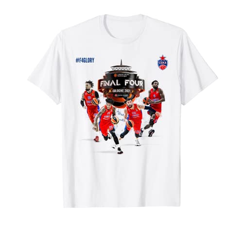Final Four 2021 - CSKA Moscow T-Shirt, White