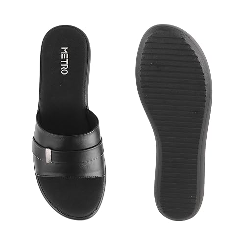 Image of Metro Women Wedge Heel Fashion Slip-on Sandal