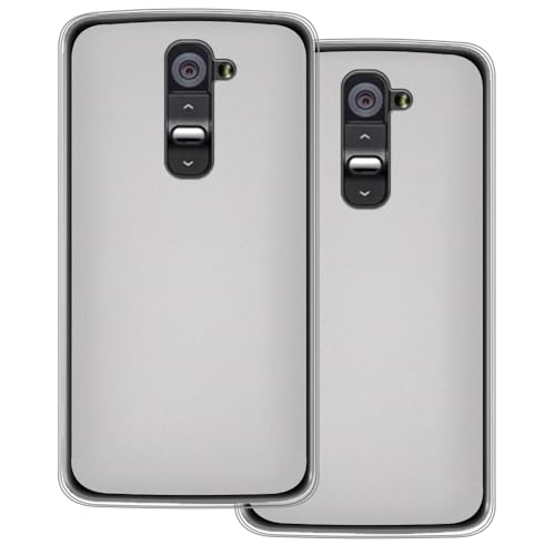 UOGNADGD 2-Pack TPU Case for LG G2 - White+White