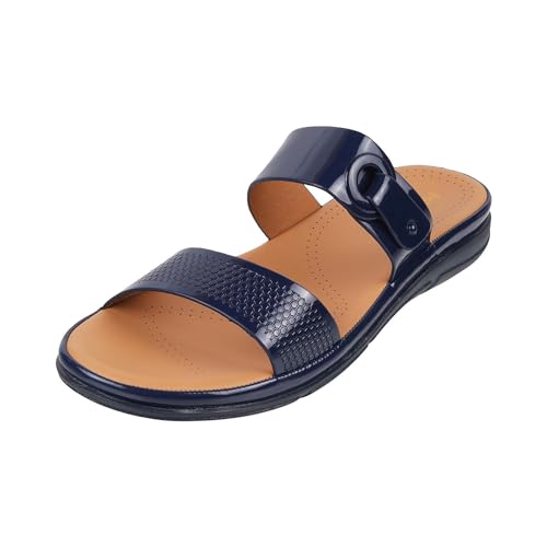 Image of Metro Women Synthetic Leather Comfort & Fashion Slip-on Chappal