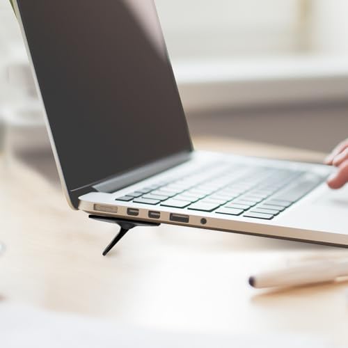 Soporte portátil plegable para laptop Toddmomy negro miniatura 5