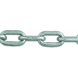 Candados Para Cadenas Industriales Chapuis LVBS4 Cadena soldada de eslabón corto - Acero galvanizado - 75 kg - Diámetro 3,5 mm - Largo 2,5 m