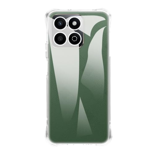 Shantime Funda Suave Compatible con Huawei Honor X7C 4G, Carcasa Delgada Antigolpes, Antirrayas y Flexible, Agarre Cómodo(Claro)