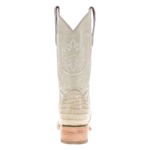 Image of Vaccari Men's Travis Genuine American Alligator Belly Leather Western Cowboy Boots
