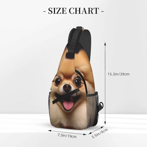 Bolso cruzado masculino tipo sling para hombro miniatura 4