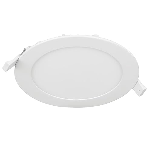 Havells Octane 12W LED Recessed Round Panel Light |Cool White|Slim Design| Energy Efficient|Upto 3KV Surge Protection|Premium Downlight for Home and Office|BIS Approved | Pack of 1
