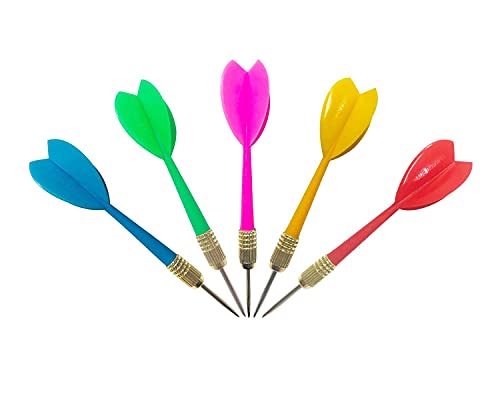 Interbusiness Bbstep Steel Tip Dart Colorful Dart 15Pcs 6G Assorted Color #TOP3