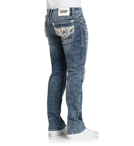 American Fighter Men's Denim Jean Striker Serrano Inseam 34"2