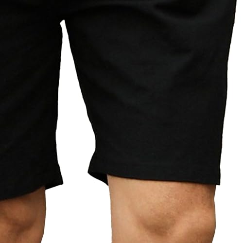 Pantalones cortos clásicos de lino para hombre miniatura 6