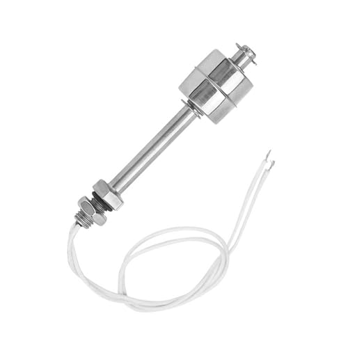 Leapiture 0~220V Liquid Level Sensor Stainless Steel Liquid Water Level Switch Float Switch Reliable for Pool Can 100mm