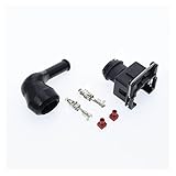 ACICS 10Sets/lot 2Pin 10X EV1 Short Plug Female Injector Connector 750cc 1000cc 650cc Compatible with A-UDI,Compatible with Skoda,Compatible with Passat VAG Group (Color : EV1 Short Boot RA)