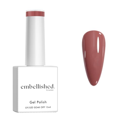 Gel Nail Polish, 15ml, TPO and HEMA Free Soak Off UV/LED Gel Poli...