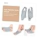 TOVINANNA 1pair Comfortable Toe Protection Strap and Toe Splitter Protector for Bunion Relief Skin-Friendly Foot Covers for Everyday Use and Travel Unisex Design Gray