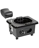 Pibbs DG105 Portable Footsie Pedicure Spa for Professional Salons - No Plumbing Required, Fiberglass Base with Locking Casters, Adjustable Footrest, Quiet Operation & Disposable Liner Tub, PIB-DG105