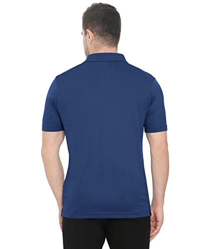 Image of GenX Men's Solid Regular Fit Polo Shirt