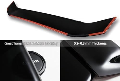Q1-TECH, Rear Window Roof Spoiler Compatible with Scion FR-S/Subaru BRZ 2013-2020, ABS Rear Window Roof Visor Spoiler Wing