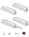 Magnetic Push Latches for Cabinet Jiayi 4 Pack Recessed Cabinet Push Open Latch Push Touch Latch for Drawer Heavy Duty Push Release Latch Push to Open Latch for Kitchen Closet Door Closing