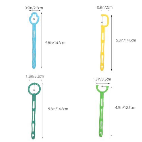 Image of DOITOOL Tongue Trainer Set 4 Pack Tongue Tip Exercise Tool for Kids Oral Muscle Training Tool for Speech Delay Autism Communication Devices Muscle Coordination