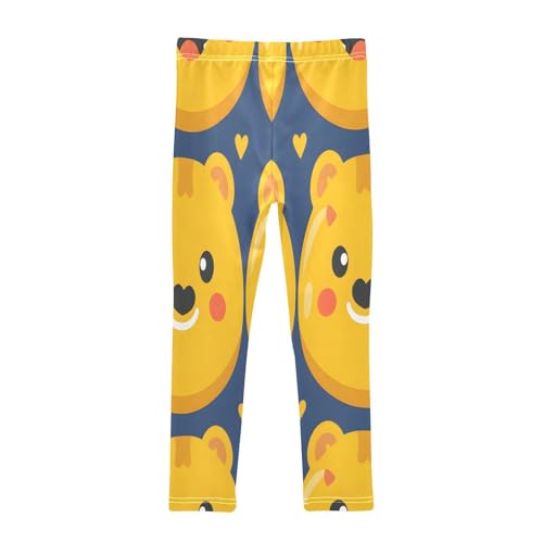 Toddler Girls Leggings Printed Yoga Pants Leggings Bear Head for Kids2