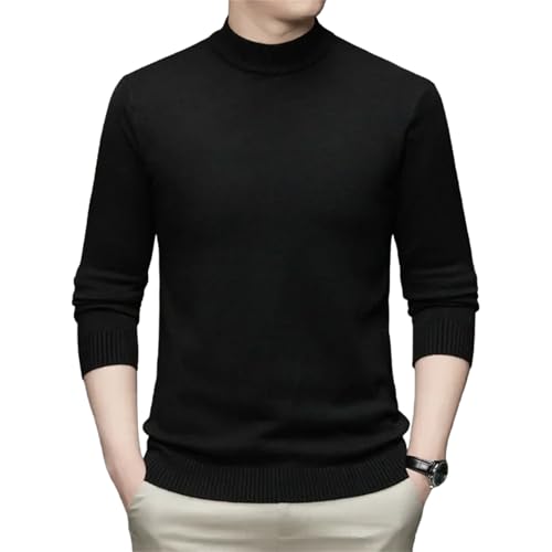 Long Sleeves Mens Wool Sweater Knit Pullover Slim Fit V Neck Lightweight Soft Jumper Top