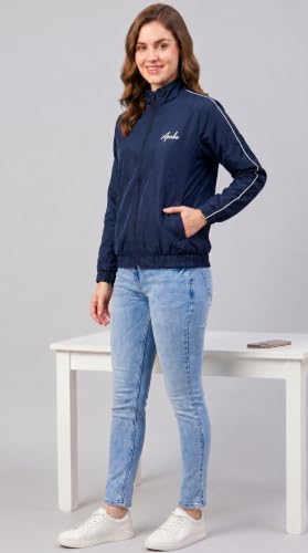 Image of Women Lightweight Jacket | Solid Casual Windcheater With 2 Pockets