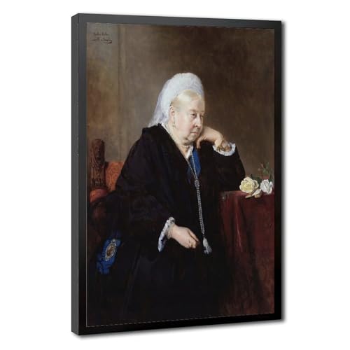 Toile Queen Victoria Heinrich Von Angeli pour décoration murale salon et bureau