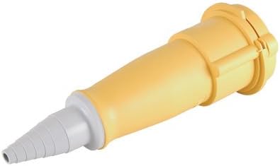 Trend 110V Yellow 32A In-Line Socket, Reliable Power Accessory for T11ELK Router, BS4343 Compliant, SOCK/110V/32A