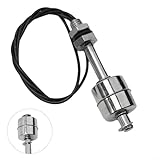 Interruptor flotante vertical de acero inoxidable con sensor de nivel de líquido compatible con tratamiento de agua, drenaje y sistemas eléctricos con presión de trabajo de 10 kg/cm (120 mm)