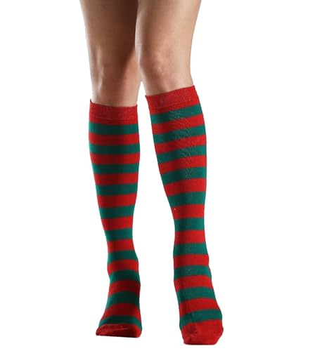 Image of Athletic Knee High Socks Stripe Running Baseball Thigh High Stockings Outdoor Sport Tube Socks
