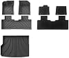 Compatible con Geely EX5 2026 2025 2024 Alfombras para piso y alfombra de baúl para todo clima, delanteras, traseras y maletero, impermeables y antideslizantes (set de 7 piezas) 2