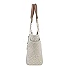 Michael-Kors-Womens-Jet-Set-Travel-Saffiano-Leather-Chain-Shoulder-Tote MICHAEL Michael Kors Women's Jet Set Travel Saffiano Large Chain Shoulder Tote, Style 35T5GTVT3L (Vanilla PVC/Strap Logo)
