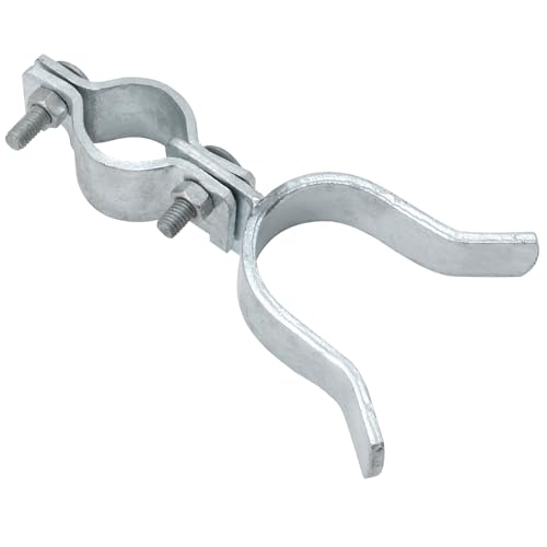 VIVIDA Pestillo de puerta de eslabones de cadena de 1-3/8 x 1-7/8 pulgadas, cerrojos de puerta de valla de cadena para puertas de metal, cerradura de puerta de valla galvanizada, piezas de valla de