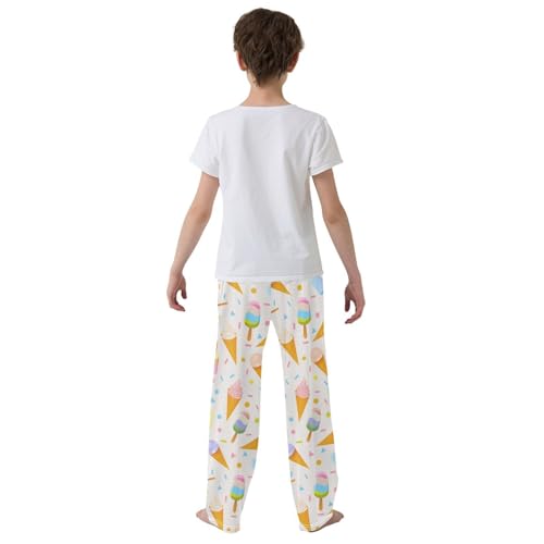 Colored Popsicles Ice Cream Boys Pants for Kids Jogger Pants with Pockets S-XL3