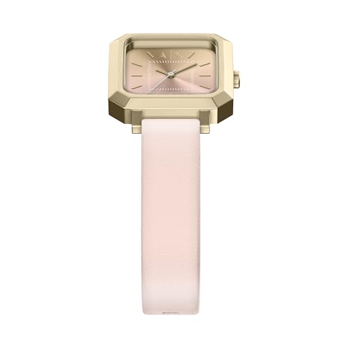 Image of Armani Exchange A|X Women's Watch, Square Three-Hand Stainless Steel Watch for Women