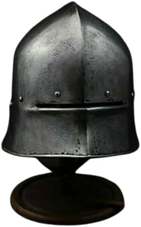 Hammered 18 Gauge Steel Medieval Morion Spanish Helmet Burgonet Barbu