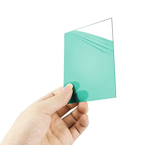 JALUWELD 10 Stück Schweißschild für Automatik Schweißhelm, Automatischer Schweißglas transparent aus PC (136x122mm)-5