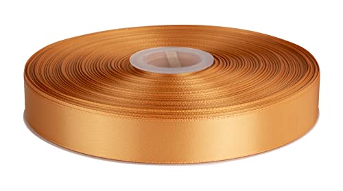 Double Faced Satin Ribbon, 25mm X 91M, Solid Polyester Ribbon for Gift Wrapping Crafts, Wedding Party Ceremony Decoration