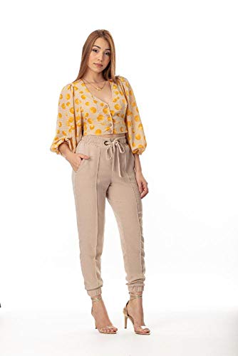 Calça Clara arruda Cós Laço 10053-44 - Vermelho