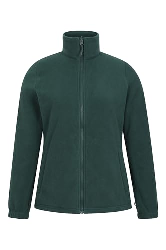 Mountain Warehouse Fell 3-in-1 Damen-Jacke - atmungsaktive, lange, wasserdichte, warm gefütterte Winterjacke für Damen mit Kapuze für Outdoor-Aktivitäten, Fleecejacke Dunkel Grün Damengröße EU 40