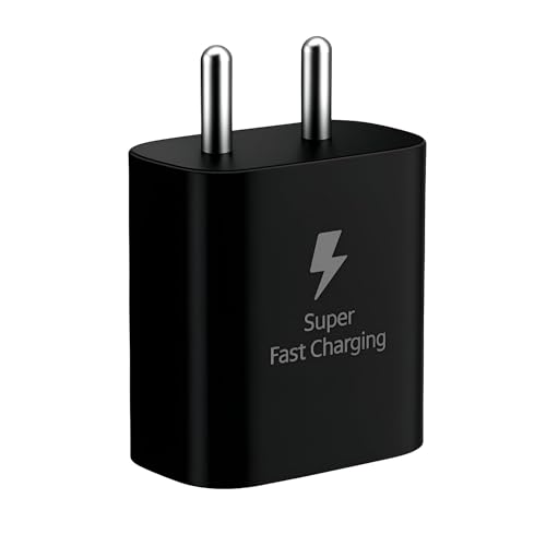Image of Addtam 25W PD Type C Superfast Charging Adapter Compatible with Samsung A55|A16|A36|A56|A35|A06|M36|M35|M16| M06|M05|M56|F36|F06|F05|F56|F16|S25|S24, 25watt USB C Power Adaptor|Fast Charger-Black