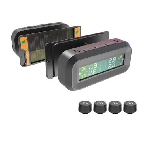 �^�C����C�����j�^�����O�V�X�e�� TPMS ���z�����d 4�Z���T�[���� �����E�O�t���Ή� 360°��] �����x �t���f�B�X�v���C �����o�b�N���C�g �ėp (�O���Z���T�[)