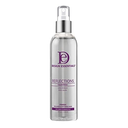 Design Essentials Reflections Liquid Shine Humidity-Resistant Hair Polish Spray, 4 Ounce