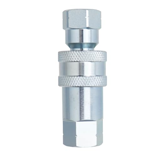 Image of ISO 7241-A 1 /4 inch NPT Hydraulic Quick Connect Tractor Coupler Carbon Steel Agricultural Quick Disconnect Coupling, 2 Pack