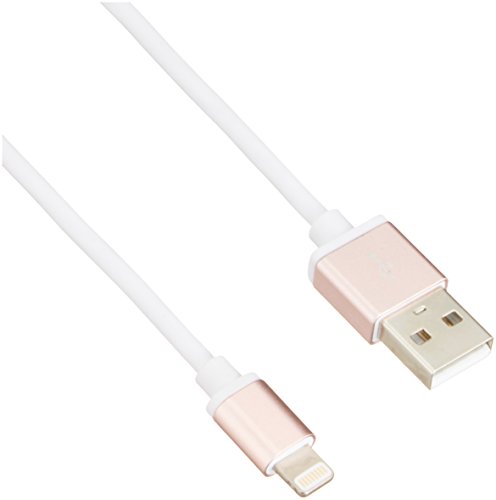 �J�V���� USB�[�d&����Lightning�P�[�u��1.2m ���[�Y�S�[���h �A���~ Apple MFI�F�� iPhone/iPad�e��Ή� NKL-50