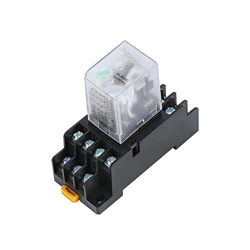 Relais 14 broches MY4NJ 36VDC 4PDT pour automatisme et rail DIN